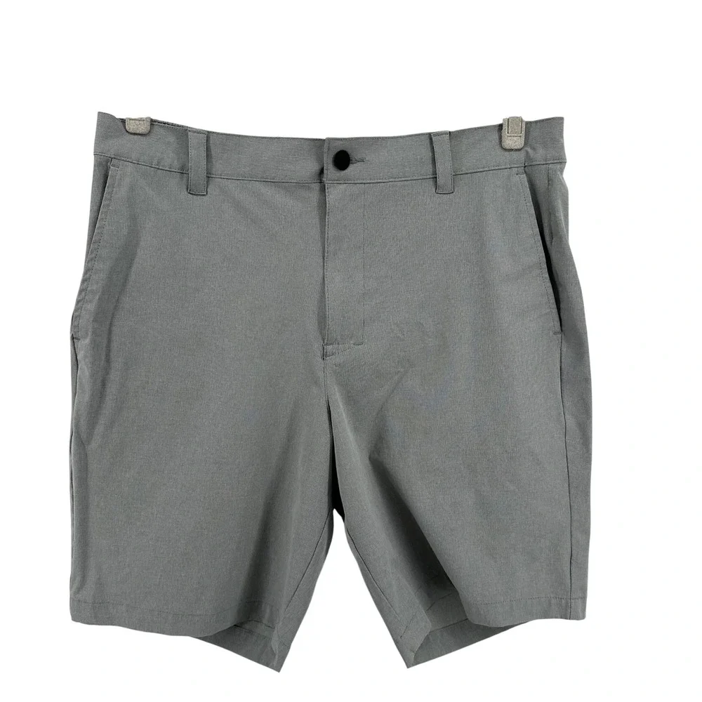 Banana Republic Shorts Mens 36 Gray Performance Golf‎ Stretch Casual